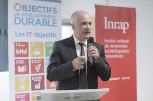 Dominique Garcia, president de l'Inrap Dominique Garcia, president de l'Inrap