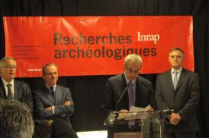 Inauguration de la direction Grand Est sud  de l'Inrap à Dijon