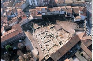 6-7-4 Vue aérienne d'un bâtiment du Ve siècle de notre ère 