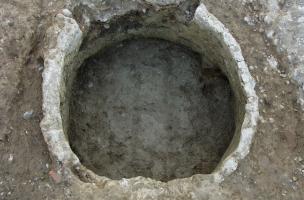 Empreinte d’une cuve, milieu du XIVe siècle. 