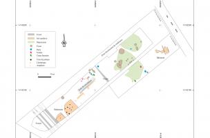 Plan d’ensemble du site (extrait cadastral des parcelles section 12 AI 4 et 5)