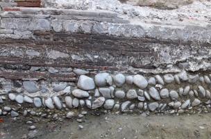 Mur de la seconde moitié du Ier siècle de notre ère.