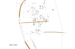 Plan d’ensemble des structures du site