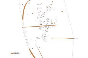Plan d’ensemble des structures du site