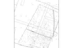 Plan de répartition des vestiges paléolithiques