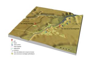 Localisations et résultats synthétiques des diagnostics archéologiques