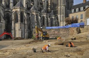 13 - Le Mans, Jardins de la cathédrale