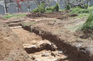 Fouille archéologique dans l'ancien hôpital Jean-Martial à Cayenne