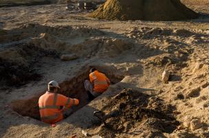  excavation in progress