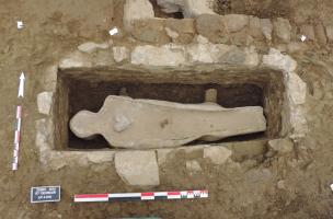 Le cimetière et l'église modernes de la paroisse Saint-Germain à Flers (Orne)
