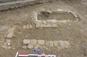 Le cimetière et l'église modernes de la paroisse Saint-Germain à Flers (Orne)
