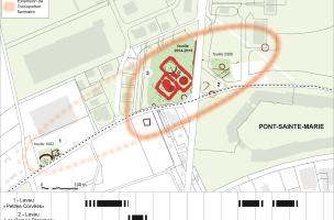 Plan général de la nécropole du Moutot