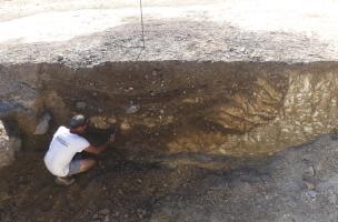 Grandes caves du Néolithique final en cours de fouille à Béziers (Hérault), 2022 