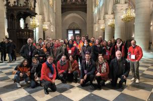 Notre-Dame visite Macron 4