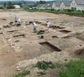 La maison du villicus en cours de fouille