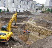 Une fouille archéologique préventive au coeur de la ville antique de Saintes