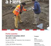 Journée portes ouvertes samedi 8 novembre 2014<br/>Fouille de l'ancienne église Saint-Germain et de son cimetière à Flers
