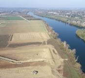 Vue aérienne de la fouille de Saint-Martin-la-Garenne.