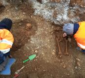 Lancement de la fouille du boulevard Félix-Faure à Valence : un cimetière médiéval