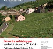 Rencontre archéologique - Au coeur de Solutré-Pouilly, nouveaux vestiges de la Préhistoire
