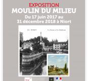 Affiche de l'exposition « Moulin du milieu »