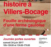 Affiche JPO Villers-Bocage, 2017