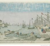 Vue de la Rade et du Port de St Malo. 115, estampe, Paris chez Mondhard rue St Jacques [ca 1770]