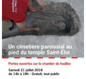 JPO chantier de fouille à Rouen, temple Saint-Eloi