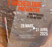 Affiche expo archéologie préventive