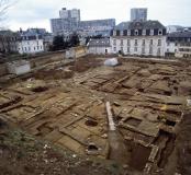Vue générale du site en cours de fouille