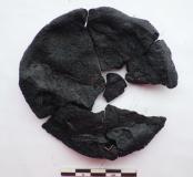 Galette de pain carbonisée. 