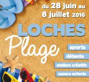 Affiche Loches Plage 2016