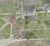 Vue du donjon.