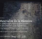 Matérialité de la mémoire
