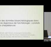 La place des données bioarchéologiques dans les services régionaux de l'archéologie