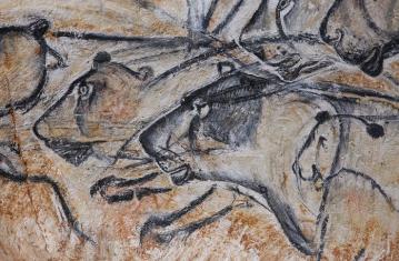 Chauvet Panneaux des lions