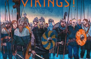 Couverture "Vikings !", Actes Sud Junior - Inrap, 2016