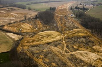 Archéologie de la ligne à grande vitesse Rennes -Le Mans