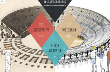 Les arènes de Nîmes. Un amphithéâtre romain 