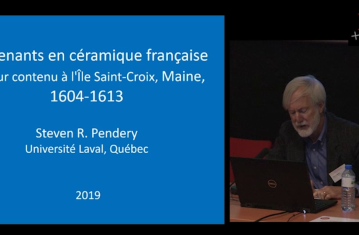 Contenants en céramique français et leur contenu sur l’île de Sainte-Croix, 1604-1613 (Maine, États-Unis)