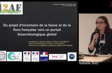 Du projet d'inventaire de la faune et de la flore française vers un portail bioarchéologique ouvert géographiquement