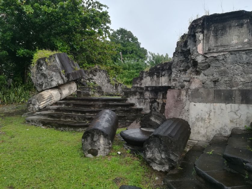 Ruines de l'église de Saint-Pierre de Martinique