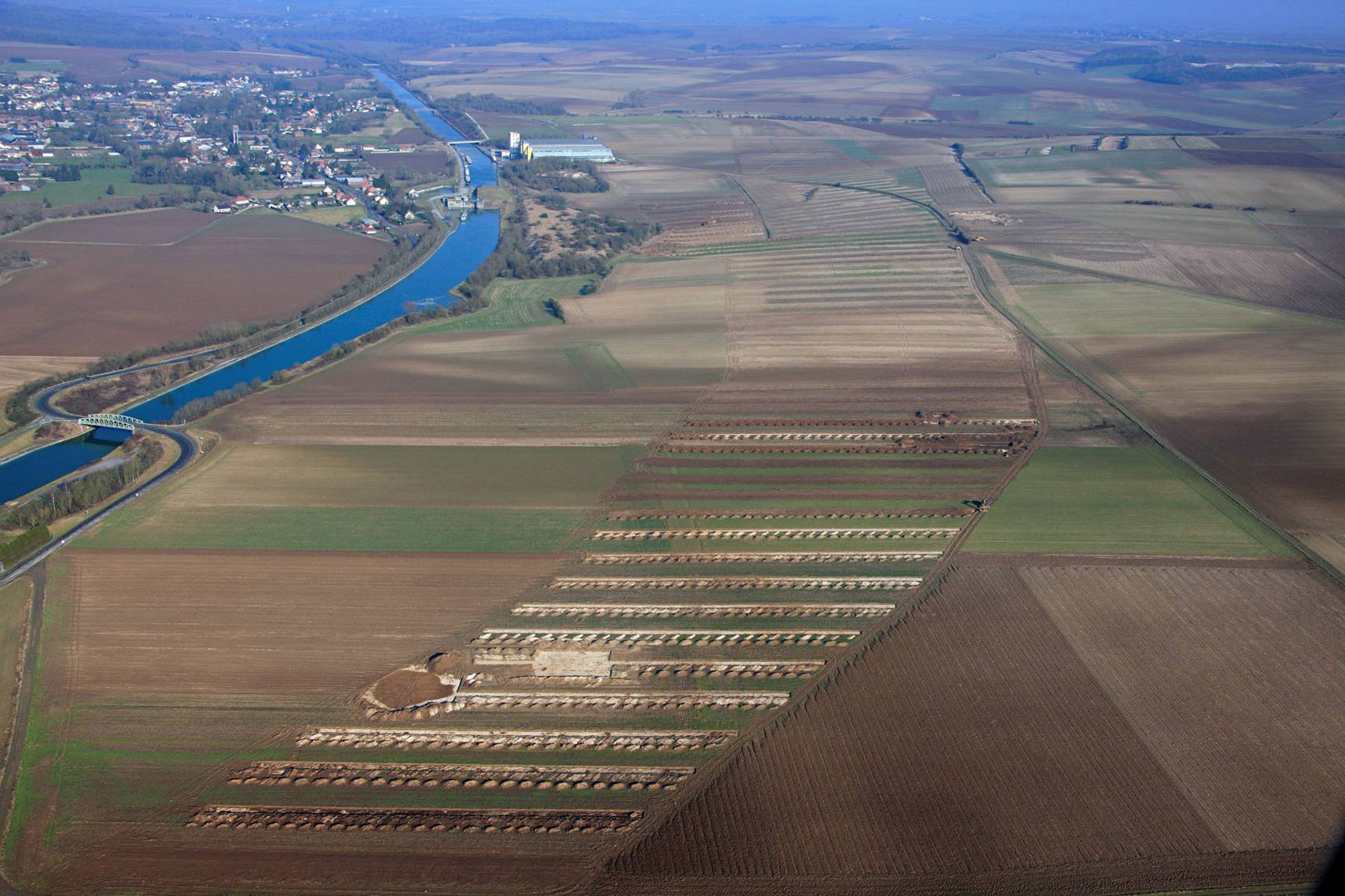 Archéologie du tracé du canal Seine-Nord Europe