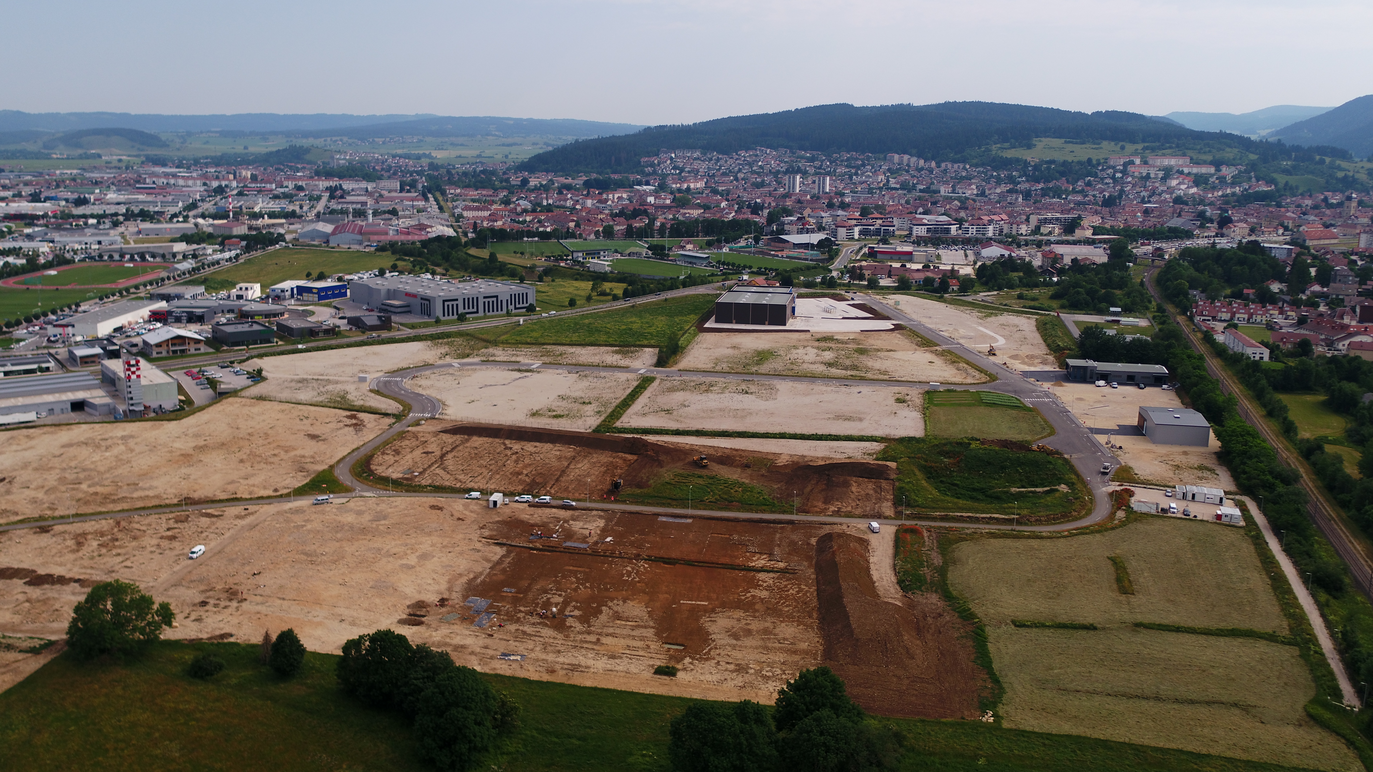 Vue générale du site des Gravilliers