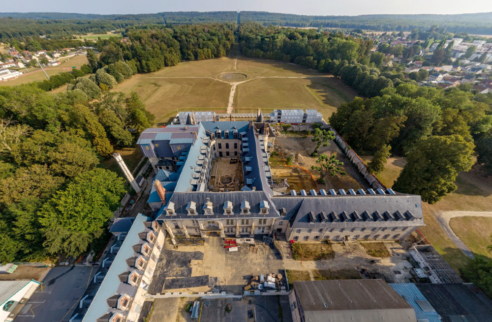 Vues 360° de la fouille du château de Villers-Cotterêts (Aisne)